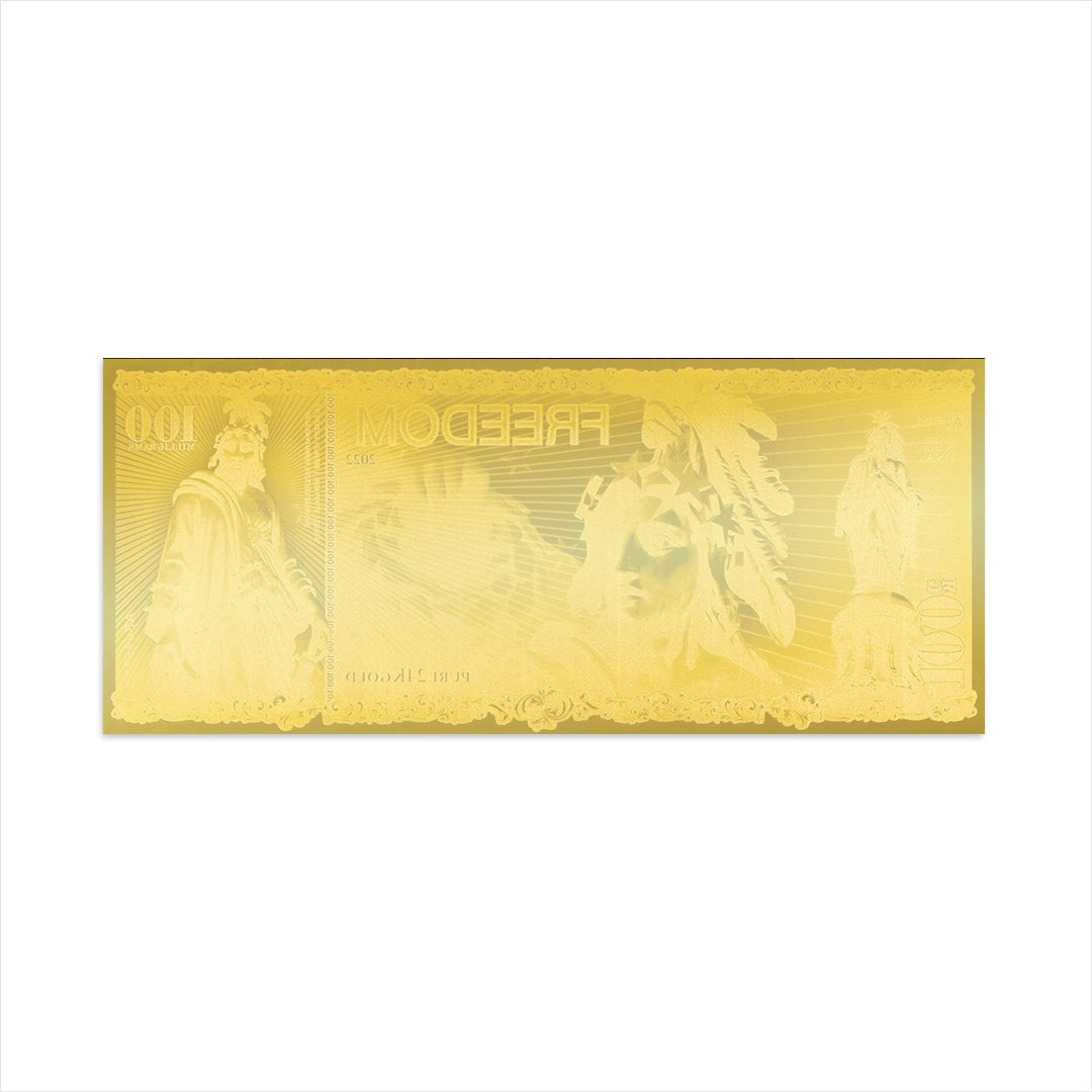 Freedom Aurum® 24k Gold Bill 100mg - Any Year