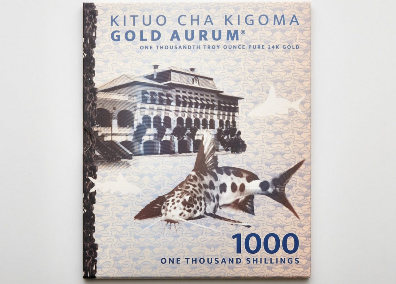 Tanzanian 1000 Shilling Kituo Cha Kigoma Aurum® 24k Gold Bill
