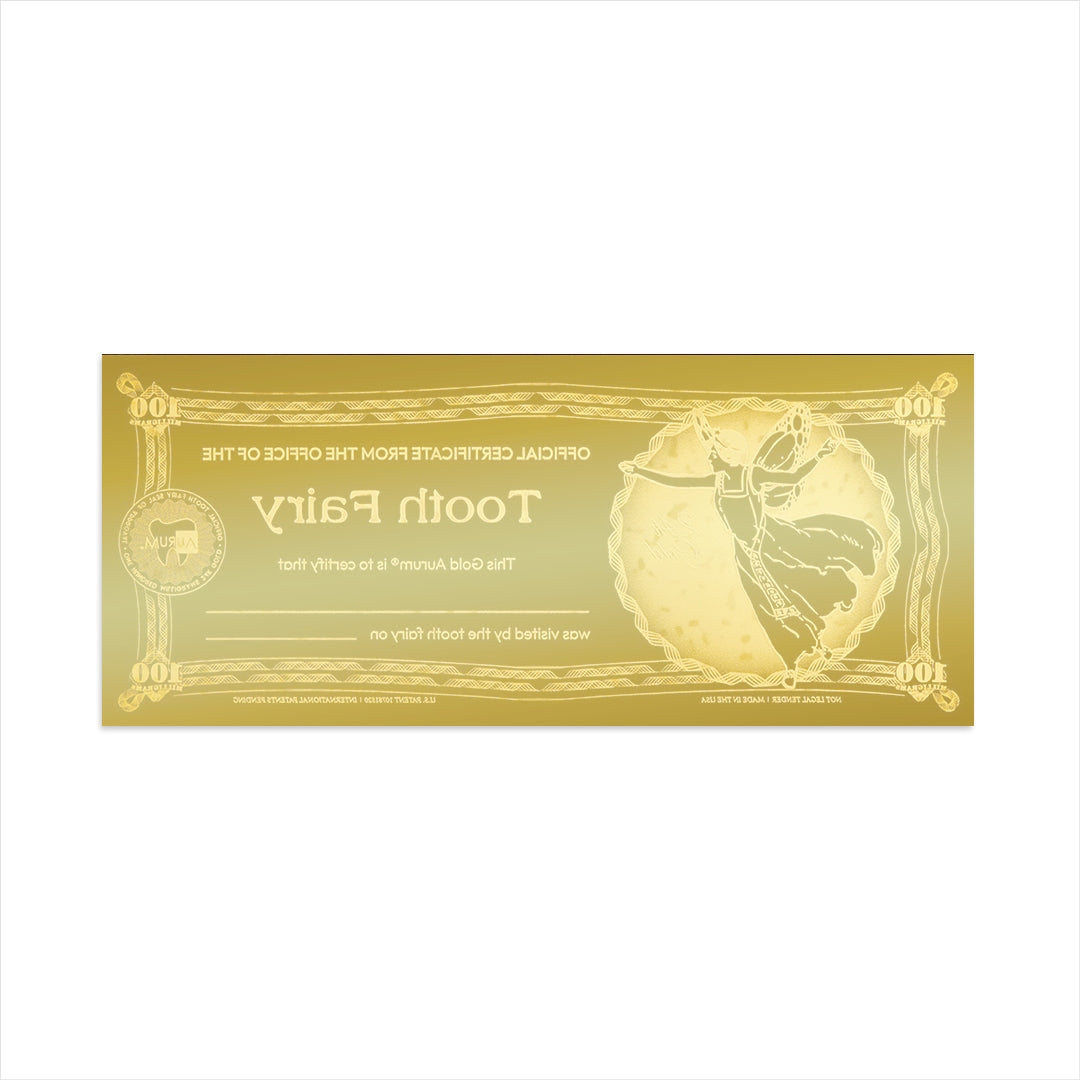 Tooth Fairy Aurum® 24k 100mg Gold Bill