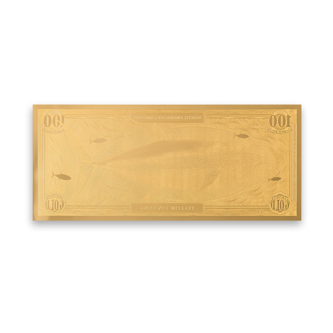Yellow Fin Tuna Aurum® 100mg 24k Gold Bill Series II