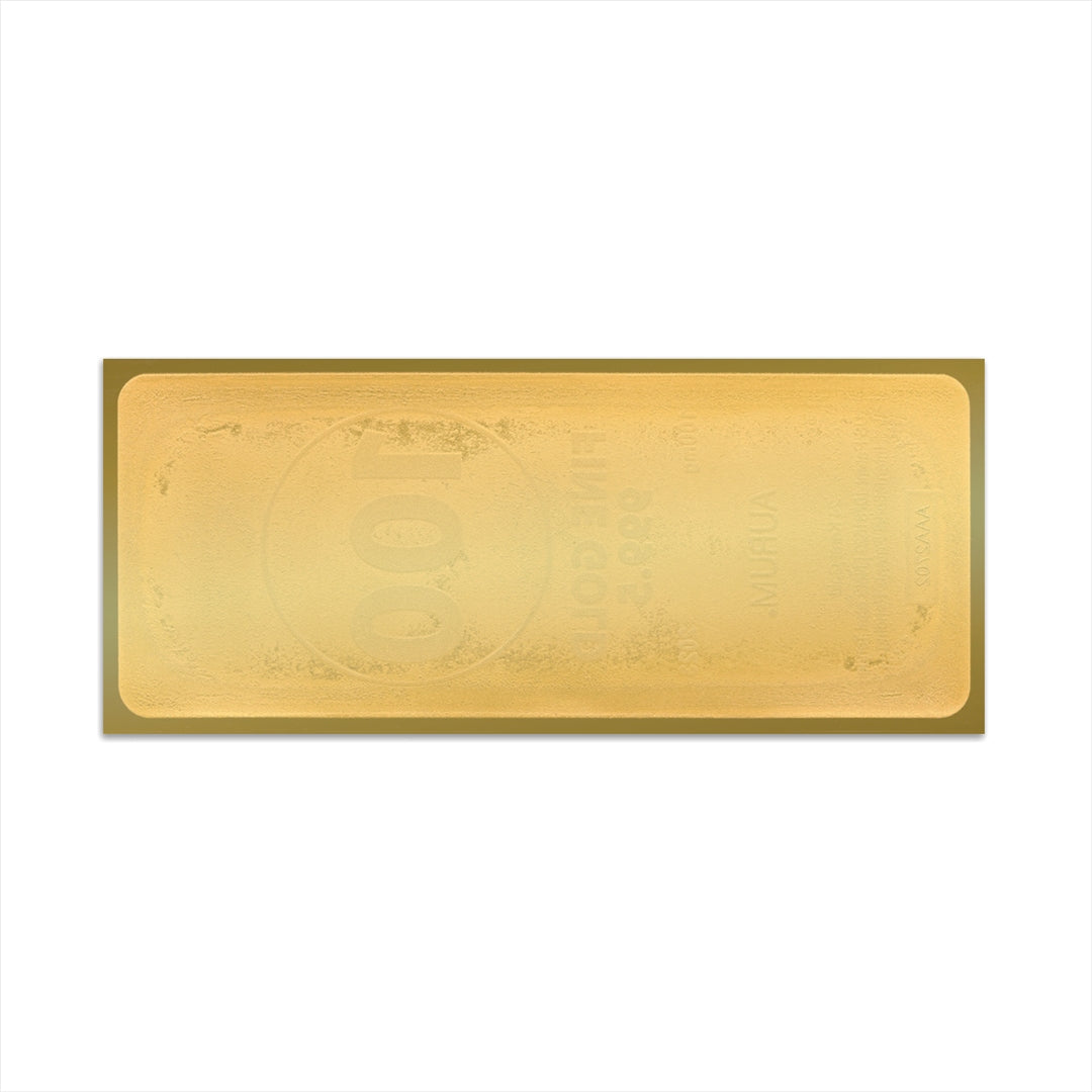 One Tenth Gram Gold Bar Aurum® 100mg 24k Gold Bill - Limited Production