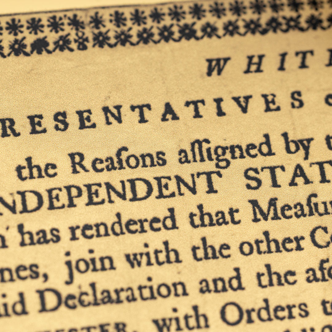 The Holt Declaration of Independence