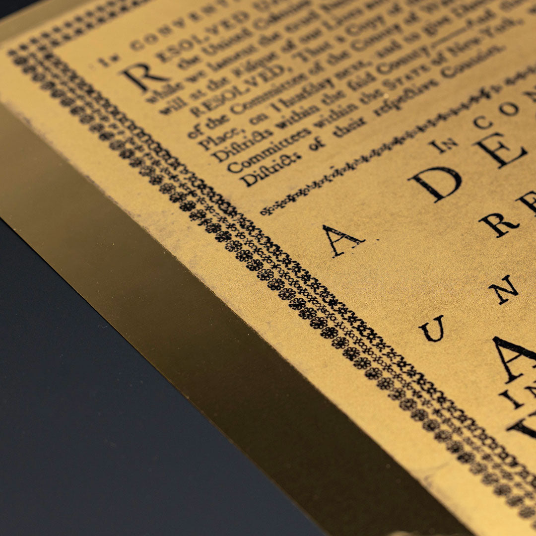 The Holt Declaration of Independence