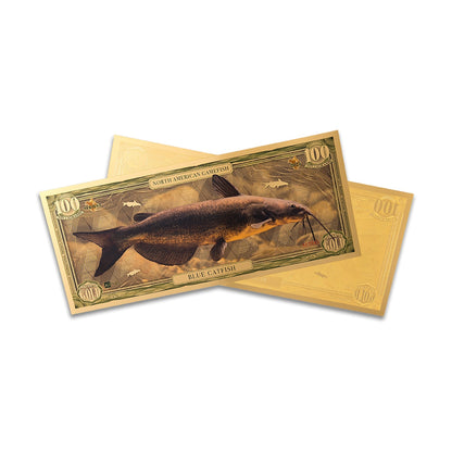 Blue Catfish Aurum® 100mg 24k Gold Bill Series II