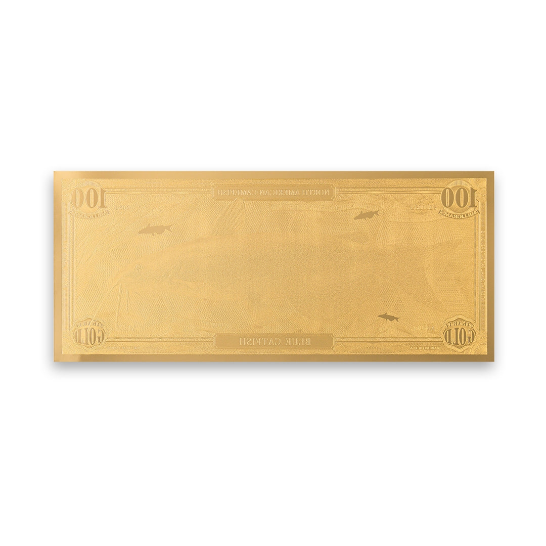 Blue Catfish Aurum® 100mg 24k Gold Bill Series II