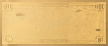 the chinook salmon north american gamefish note showing reverse side dimensional gold
