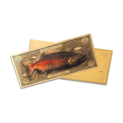 Chinook Salmon Aurum® 100mg 24k Gold Bill Series II