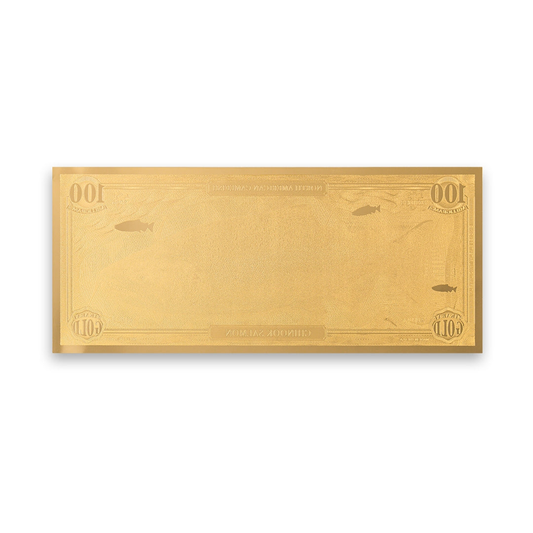 Chinook Salmon Aurum® 100mg 24k Gold Bill Series II