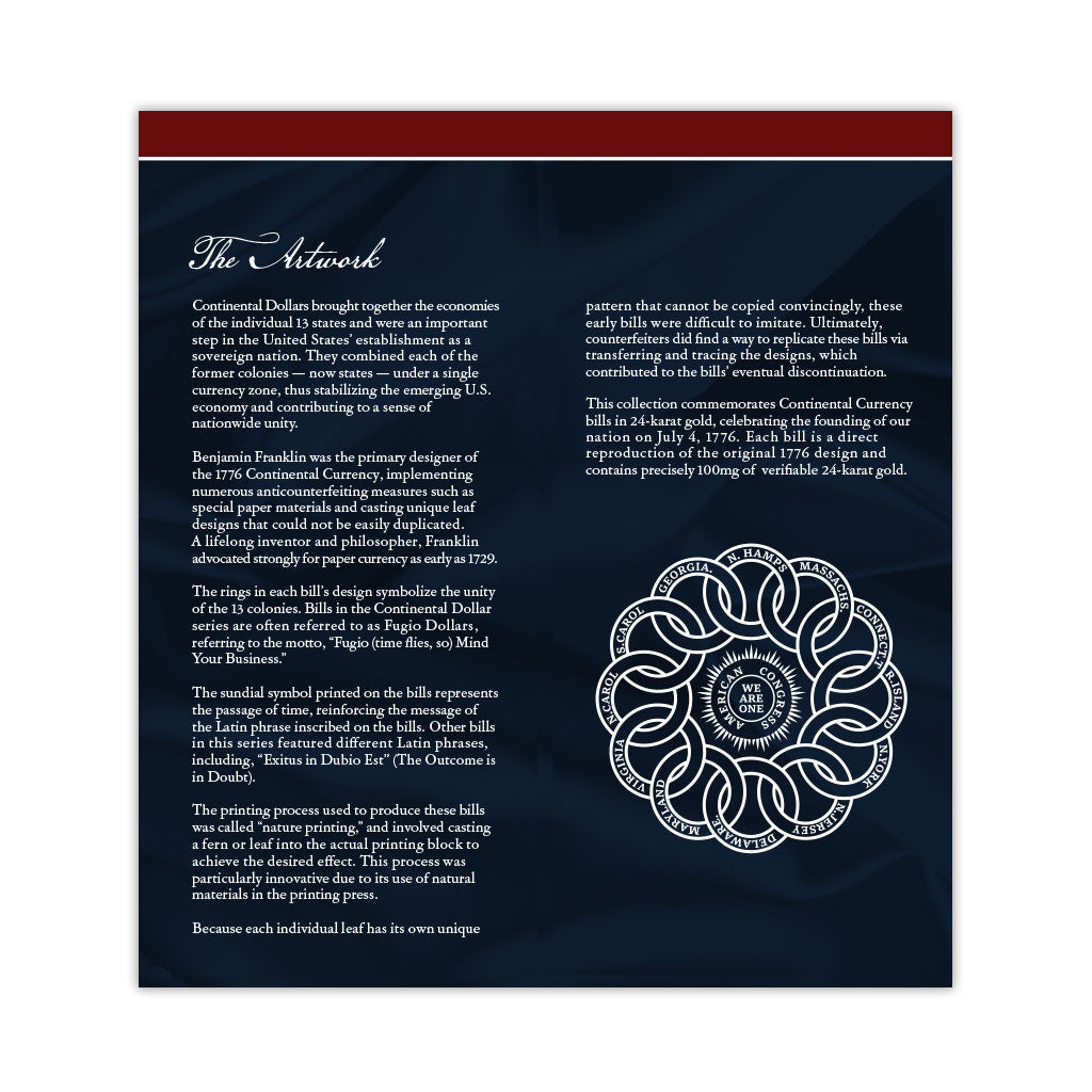 The Continental Currency Series