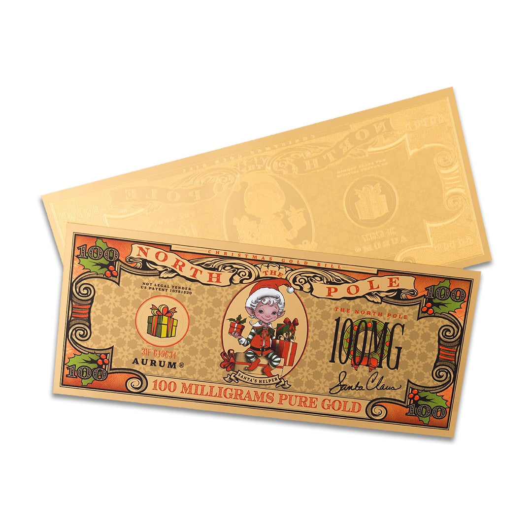 Shop 100mg 24k Gold Bills & Collectables – The Gold Domain