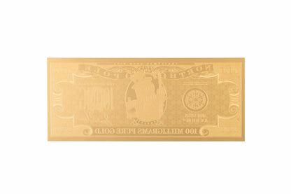 New! Snowman Aurum® 24k Gold Bill