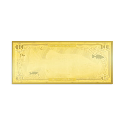 Largemouth Bass Aurum® 100mg 24k Gold Bill Series I