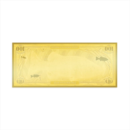 Largemouth Bass Aurum® 100mg 24k Gold Bill Series I