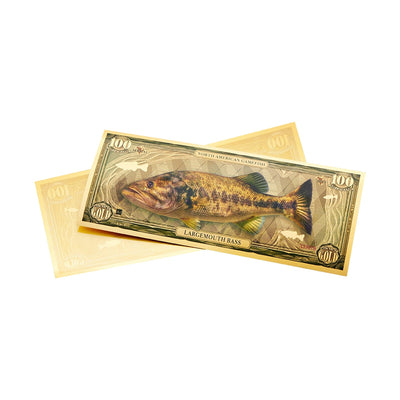 Largemouth Bass Aurum® 100mg 24k Gold Bill Series I
