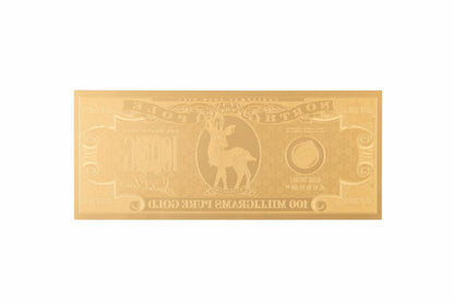New! Christmas Reindeer Aurum® 24k Gold Bill