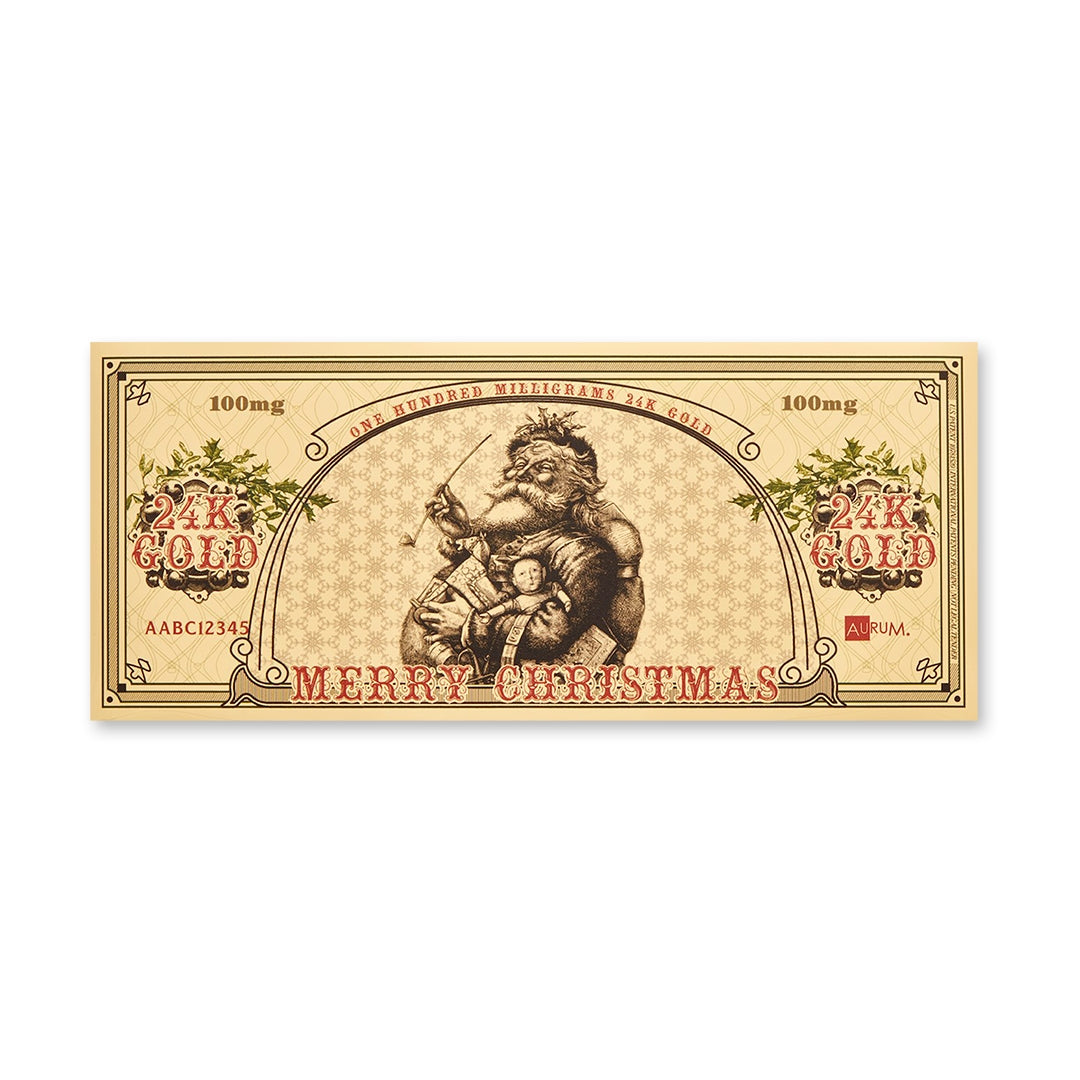 Santa Bucks Aurum® 24k Gold Bill