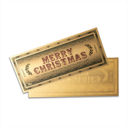 Merry Christmas Aurum® 24k Gold Bill