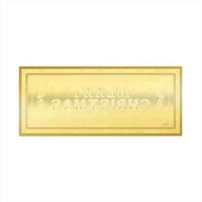 Merry Christmas Aurum® 24k Gold Bill