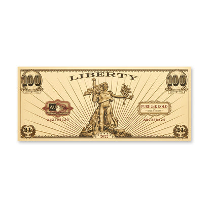St. Gaudens' Liberty Aurum® 24k Gold Bill - Any Year