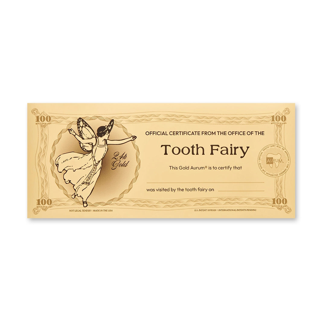 Tooth Fairy Aurum® 24k 100mg Gold Bill