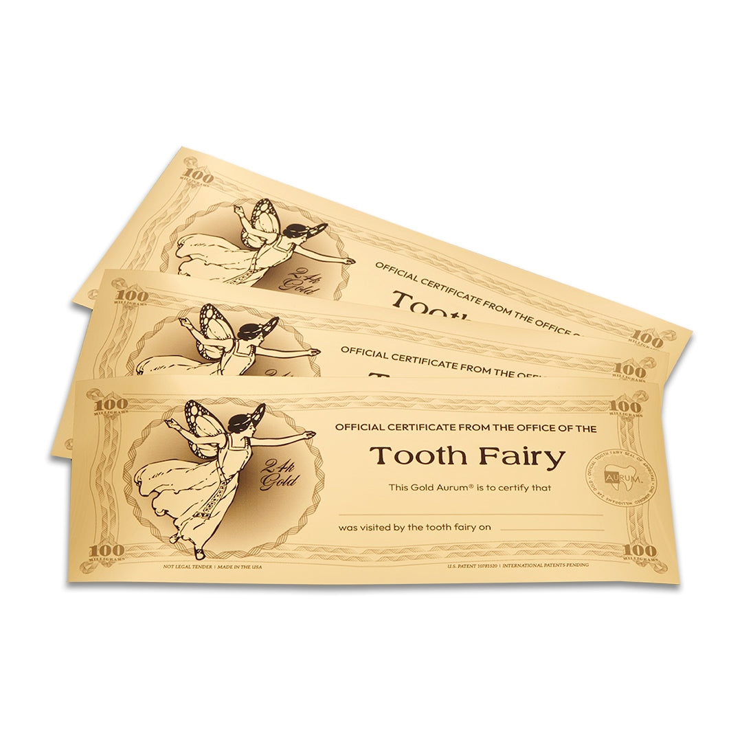 Tooth Fairy Aurum® 24k 100mg Gold Bill