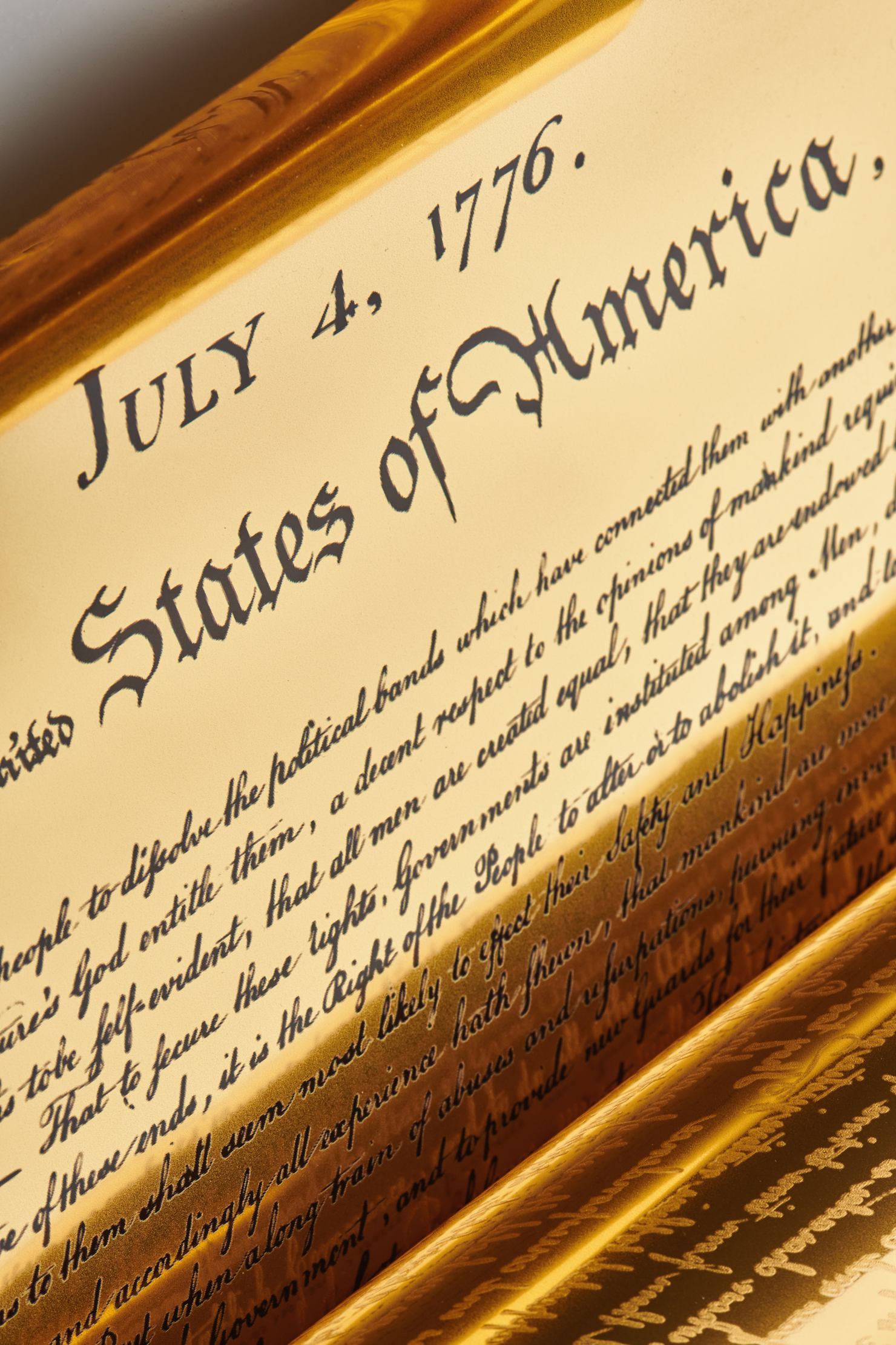 The Second Continental Congress Declaration of Independence