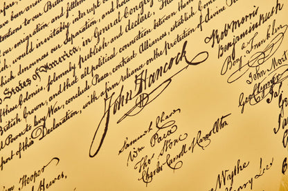 The Second Continental Congress Declaration of Independence