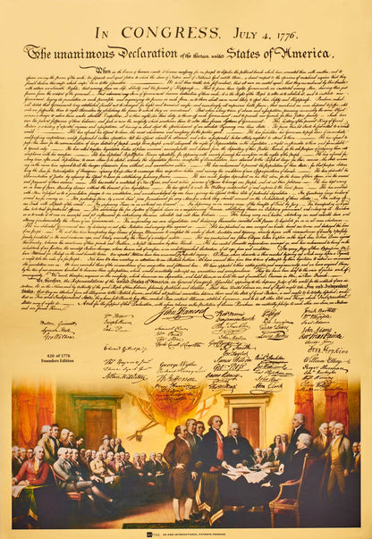 The Second Continental Congress Declaration of Independence