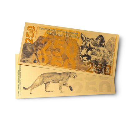 Natural Treasure Gold Series Set (All 6 Bills)