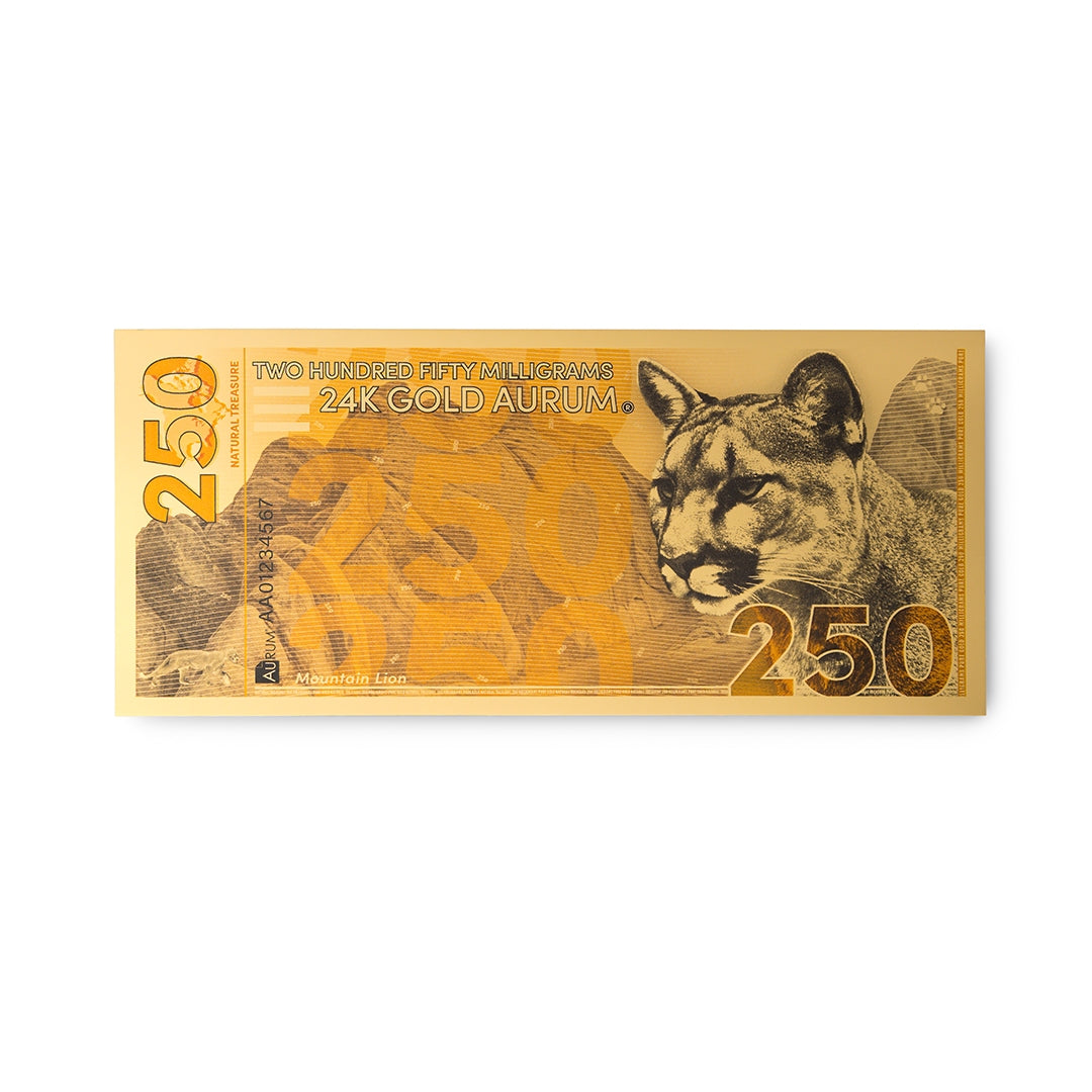 Natural Treasure Gold Series Set (All 6 Bills)